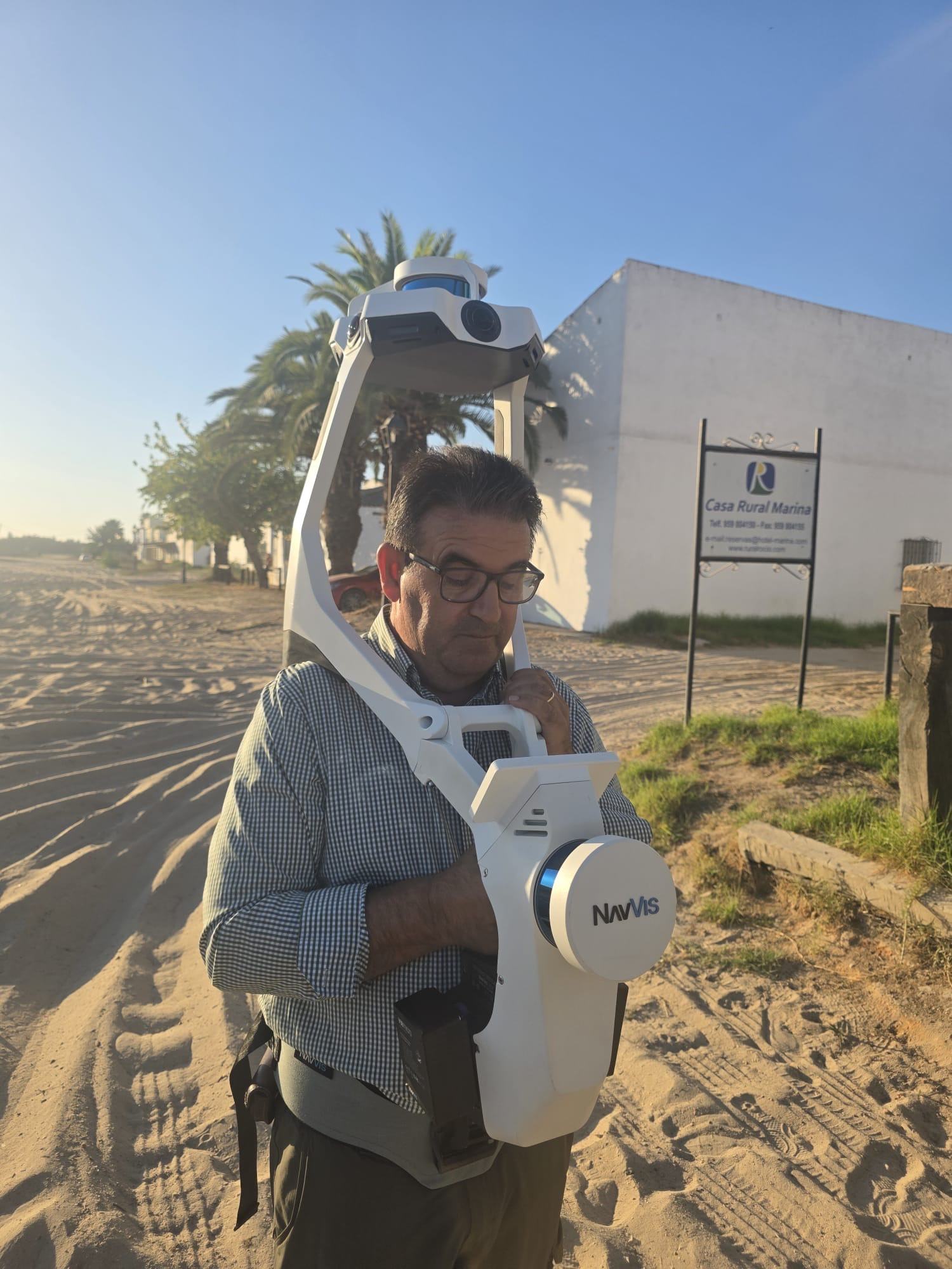 El Rocío se convierte en una aldea virtual en 3D para mejorar sus calles y combatir las acumulaciones de agua