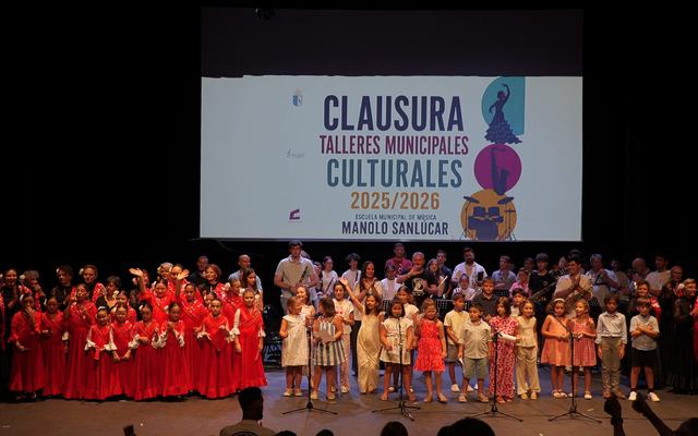 La cultura pone el broche al curso en Almonte con una emotiva clausura de los Talleres Municipales y la Escuela de Música