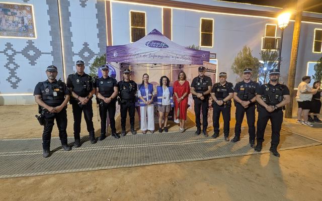 Almonte refuerza la seguridad en la Feria con la instalación de varios Puntos Violeta