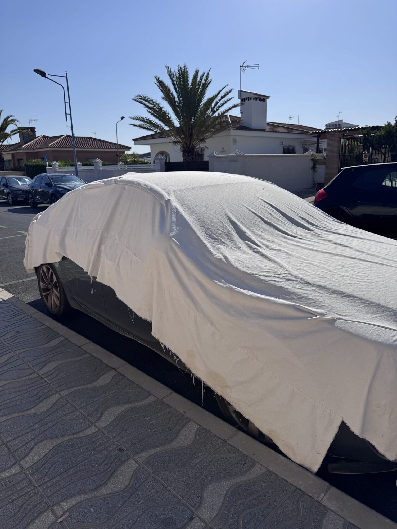 El coche que pasa el verano entero sin moverse: el gran debate de Matalascañas