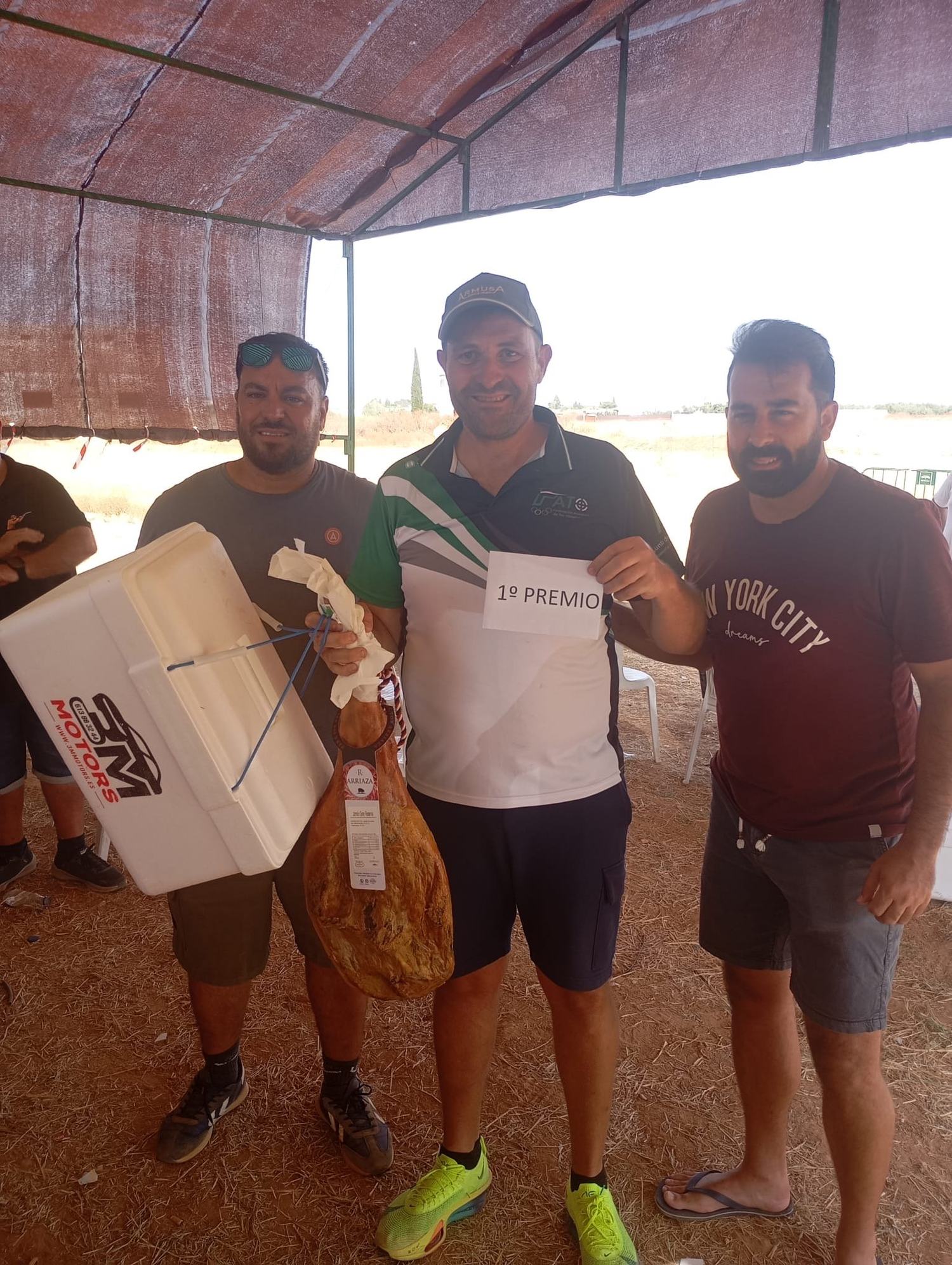 Almonte vuelve a dominar el tiro al plato: Manuel Iglesias, campeón con un pleno de 50 de 50, y Jairo Ramírez completa el podio