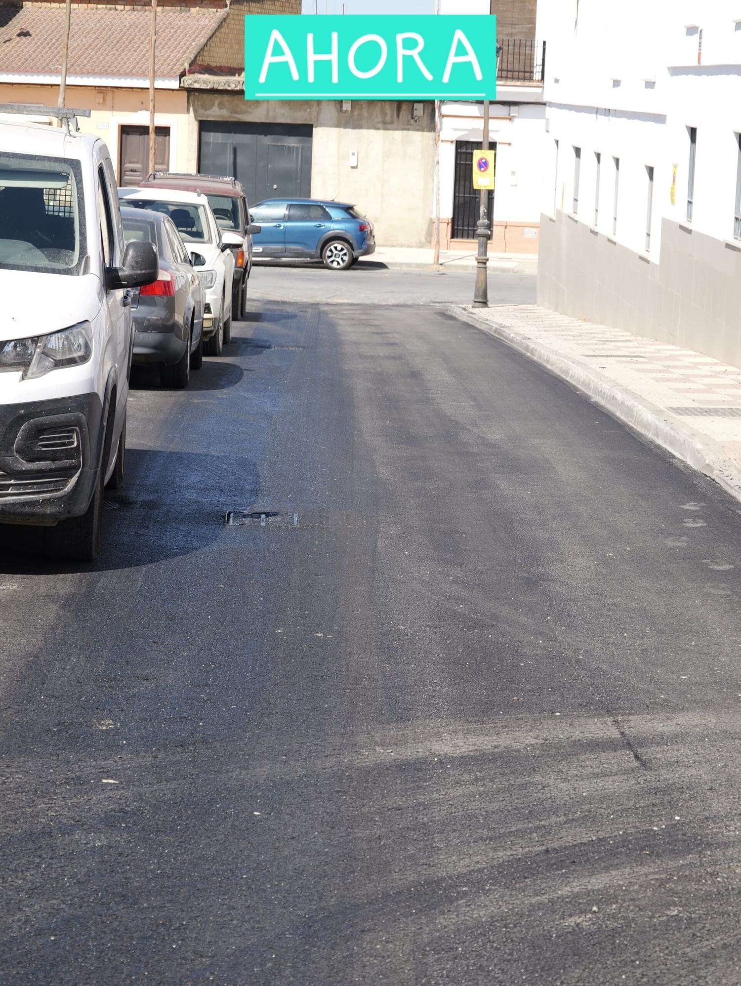 La calle Los Bueyes dice adiós al abandono