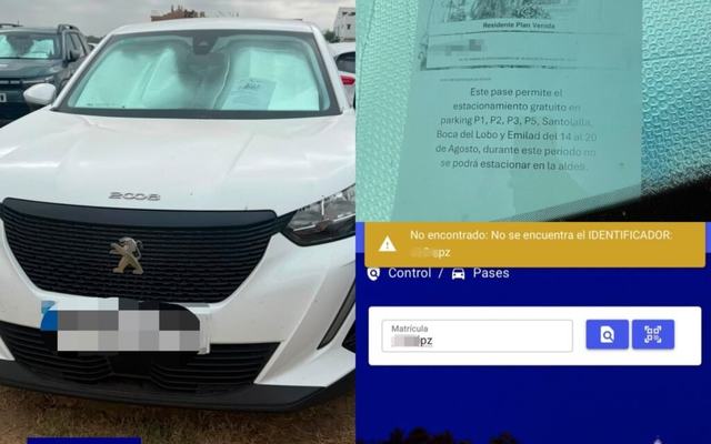 La Policía Local de Almonte detecta pases de aparcamiento presuntamente falsificados en El Rocío
