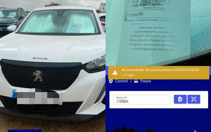 La Policía Local de Almonte detecta pases de aparcamiento presuntamente falsificados en El Rocío