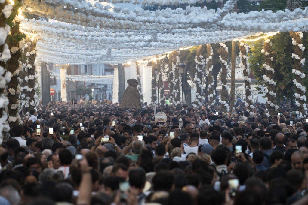 La Venida de la Virgen más multitudinaria de la historia: casi medio millón de personas solo en El Chaparral y sus alrededores
