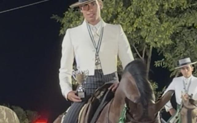 Alejandro Trujillo confirma su proyección y se proclama subcampeón de Andalucía de Doma Vaquera