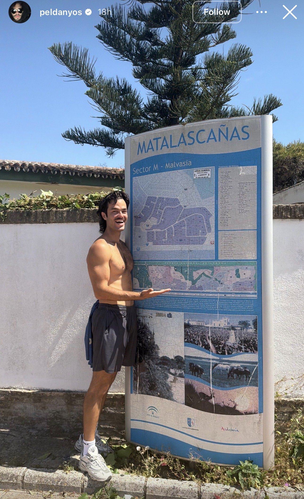 El influencer Peldanyos promociona Matalascañas ante millones de seguidores en redes sociales
