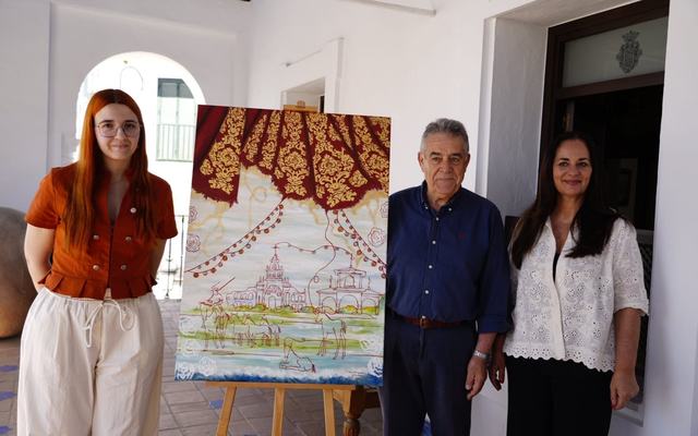 Mirian Picón firma un cartel que une la Venida, Doñana y la Saca de las Yeguas para anunciar la Feria de San Pedro 2026